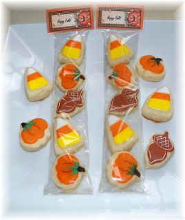 fall cookie party bags