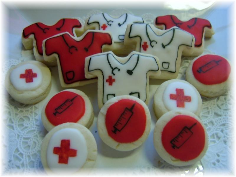 nurse doctor cookie